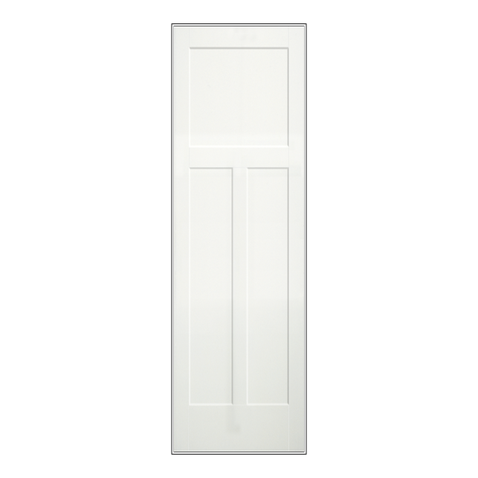 REEB 8'0 X 1-3/8 1+2 Panel Primed Flat Shaker Sticking Interior Door PR8760