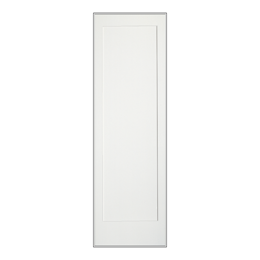 REEB 8'0 X 1-3/8 Or 1-3/4 1 Panel Primed Flat Ovolo Sticking Interior Door PR8020