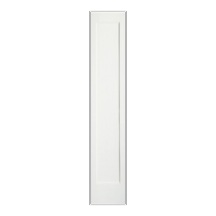 REEB 8'0 X 1-3/8 Or 1-3/4 1 Panel Primed Flat Ovolo Sticking Interior Door PR8020