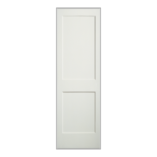 REEB 8'0 X 1-3/8 Or 1-3/4 2 Panel Primed Flat Ovolo Sticking Interior Door PR8082/PR8082H