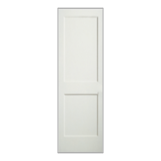 REEB 8'0 X 1-3/8 Or 1-3/4 2 Panel Primed Flat Shaker Sticking Interior Door PR8782