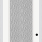 MMI 3/4 Lite 2 Panel 3'0" X 8'0" Fiberglass Smooth Textured/Privacy Glass Finger Jointed Primed Exterior Prehung Door 759