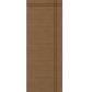 THERMATRU 6'8" Or 8'0" Classic Craft Walnut Flush Exterior Prehung Door CCW900L/CCW900R/CCW8900L/CCW8900R