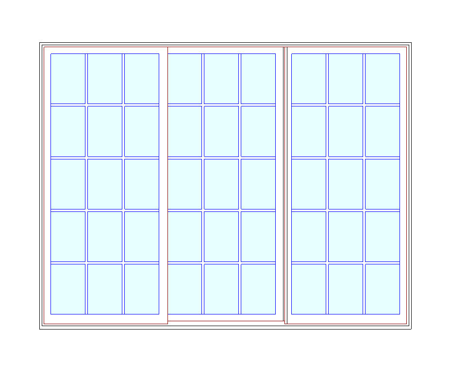 MARVIN Elevate CN 9068 3 Panel Sliding Patio Door 106.5" X 82" Ultrex Fiberglass Exterior Wood Interior Clear Tempered Glass Low-E2 With Argon Grilles/Screen Optional