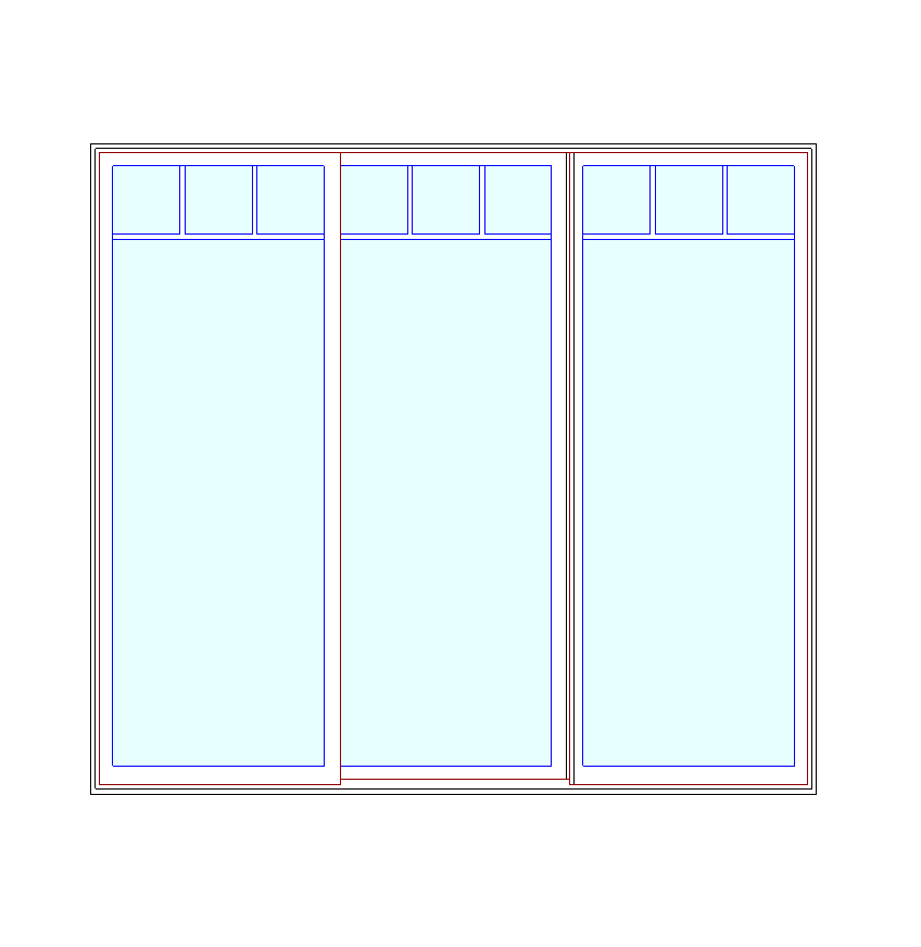 MARVIN Elevate CN 9080 3 Panel Sliding Patio Door 106.5" X 95.5" Ultrex Fiberglass Exterior Wood Interior Clear Tempered Glass Low-E2 With Argon Grilles/Screen Optional