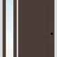 MMI TRUE 2 PANEL 3'0" X 6'8" FIBERGLASS SMOOTH EXTERIOR PREHUNG DOOR WITH 1 FULL LITE CLEAR OR PRIVACY/TEXTURED GLASS SIDELIGHT 20