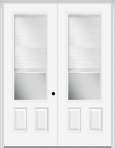 MMI TWIN/DOUBLE 3/4 LITE 2 PANEL RAISE/LOWER BLINDS 6'0