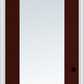 MMI Full Lite 3'0" X 8'0" Fiberglass Oak Clear Glass Finger Jointed Primed Exterior Prehung Door 59