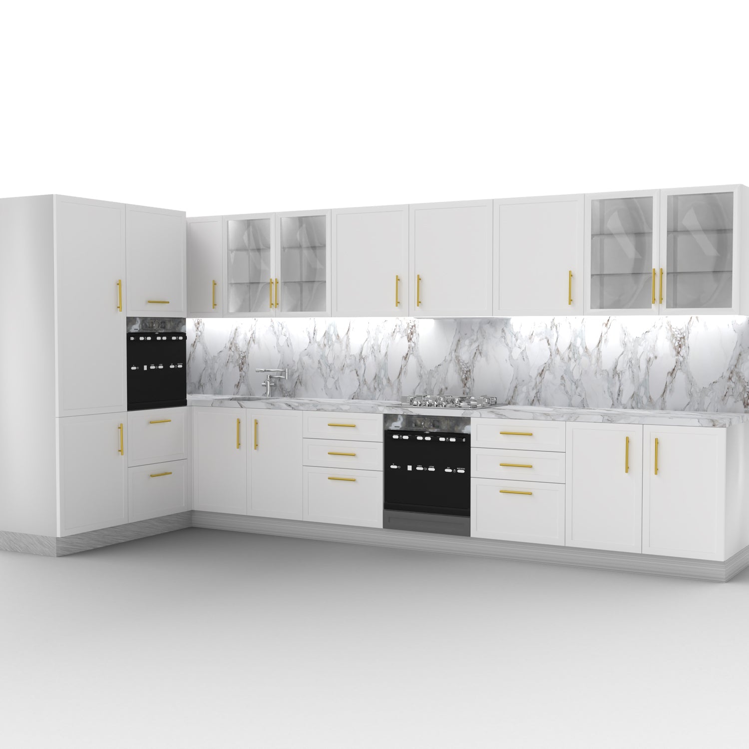 MEGA HANDLES Canara Handle Cabinet Pull Hardware (35-Value Pack)