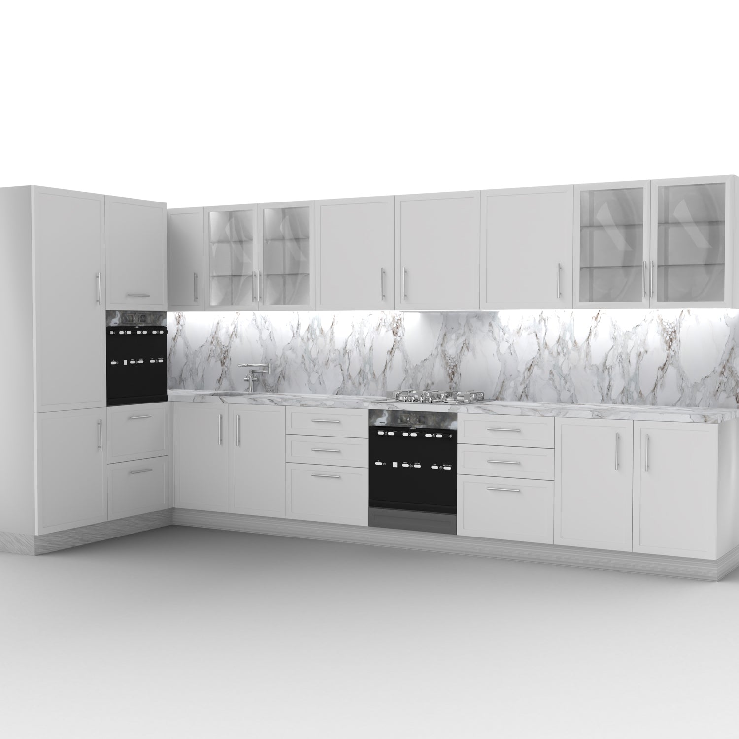 MEGA HANDLES Canara Handle Cabinet Pull Hardware (35-Value Pack)