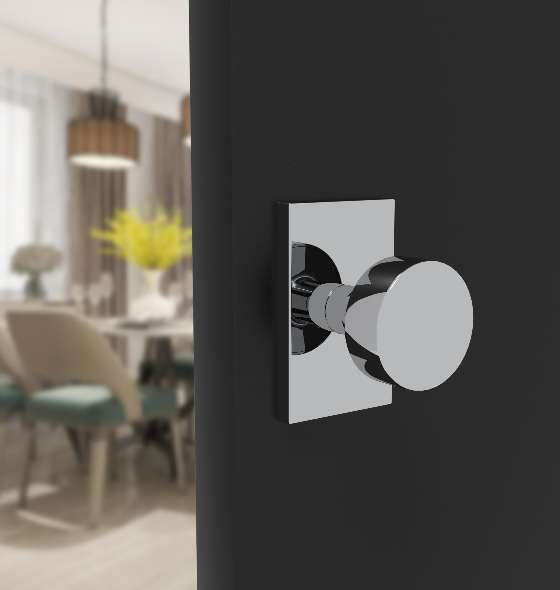 MEGA HANDLES Laura Door Knob Handle Passage/Privacy/Dummy