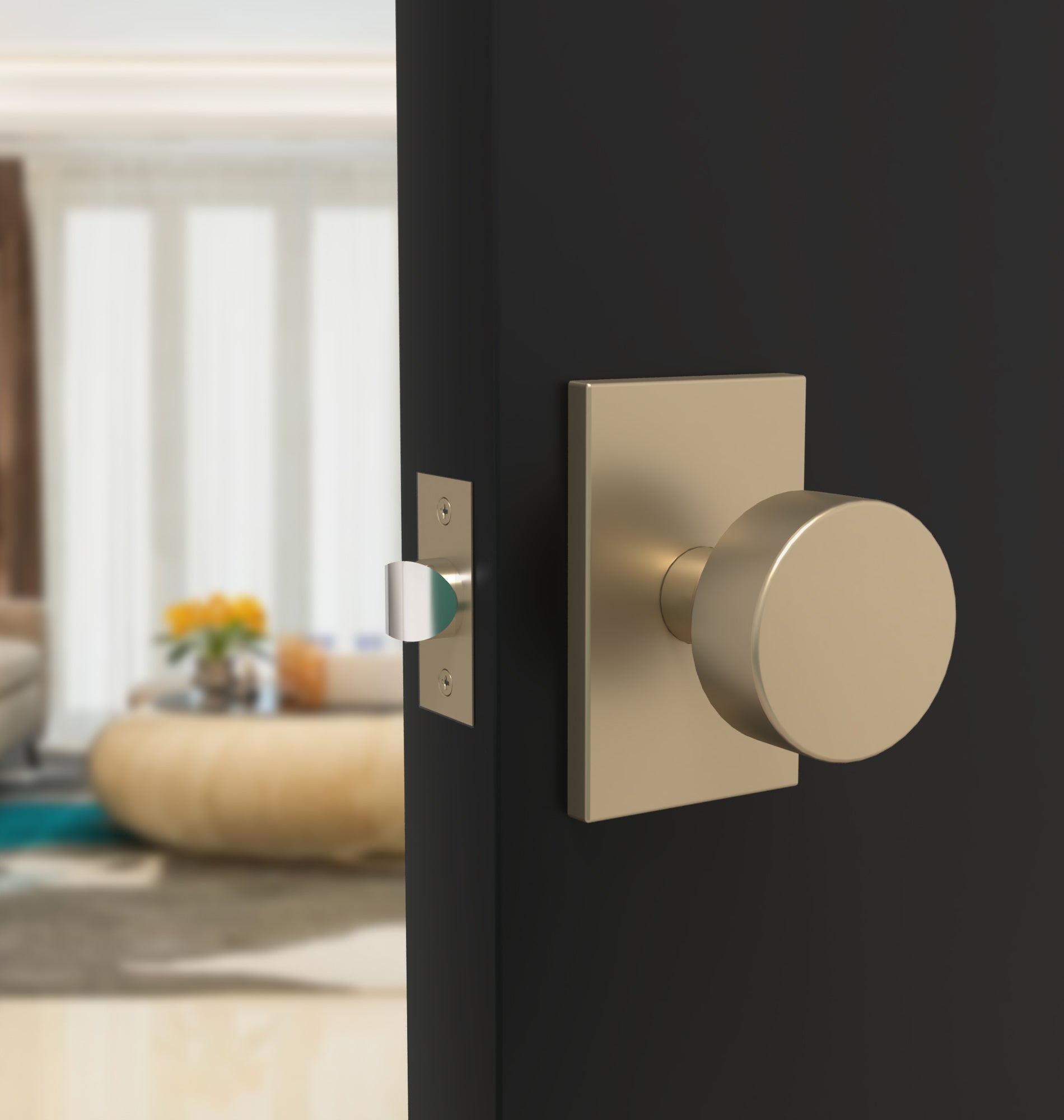 MEGA HANDLES Laura Door Knob Handle Passage/Privacy/Dummy