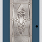 MMI Full Lite 6'8" Fiberglass Smooth Heirlooms Brass Or Heirlooms Satin Nickel Decorative Glass Exterior Prehung Door 686