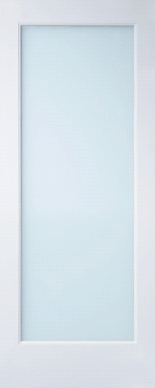 MMI 1 LITE LAMINATE 6'8" X 1-3/8 OVOLO STICKING PRIMED FRAME TEMPERED GLASS INTERIOR FRENCH DOOR