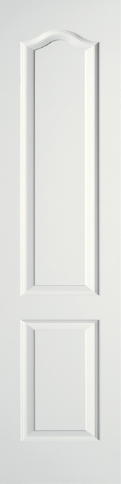 JELDWEN Molded Camden 6'8 X 1-3/8 Cove And Bead Sticking 2 Panel Arch Top Grained Surface Hollow/Solid Interior Door