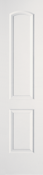 JELDWEN Molded Caiman 6'8 X 1-3/8 Cove And Bead Sticking 2 Panel Arch Top Smooth Surface Hollow/Solid Interior Door