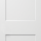 JELDWEN Molded Monroe 6'8 X 1-3/8 Craftsman Sticking 2 Flat Panel Smooth Surface Hollow/Solid Interior Door