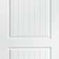 JELDWEN Molded Santa Fe 6'8 X 1-3/8 Ovolo Sticking 2 Panel Arch Top Planked Smooth Surface Hollow/Solid Interior Door