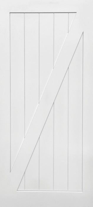 MMI Z Bar Planked 7'0" X 1-3/8 Solid Interior Barn Door