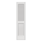 REEB 6'8 X 1-3/8 Top Louver Bottom Panel Plantation Primed Interior Door PR732W