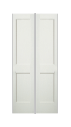 REEB Twin/Double 6'8 X 1-3/8 Or 1-3/4 2 Panel Primed Flat Ovolo Sticking Interior Prehung Door PR8082