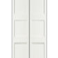 REEB Twin/Double 6'8 X 1-3/8 Or 1-3/4 3 Panel Equal Primed Flat Shaker Sticking Interior Prehung Door PR8730