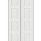 REEB Twin/Double 7'0 X 1-3/8 4 Panel Equal Primed Flat Shaker Sticking Interior Prehung Door PR8740
