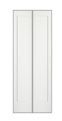 REEB Twin/Double 8'0 X 1-3/8 Or 1-3/4 1 Panel Primed Flat Shaker Sticking Interior Prehung DoorPR8720