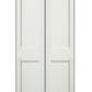 REEB Twin/Double 8'0 X 1-3/8 Or 1-3/4 2 Panel Primed Flat Shaker Sticking Interior Prehung Door PR8782
