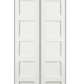 REEB Twin/Double 8'0 X 1-3/8 6 Panel Equal Primed Flat Ovolo Sticking Interior Prehung Door PR8055