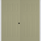 MMI TWIN/DOUBLE CRAFTSMAN 6 PANEL 6'0" X 6'8" FIBERGLASS SMOOTH EXTERIOR PREHUNG DOOR 400
