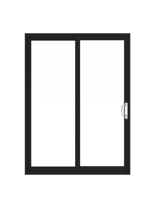 ANDERSEN PS5 200 SERIES PERMASHIELD 59-1/4" X 79-1/2" SLIDING/GLIDING DUAL PANE OR TRIPLE PANE LOW-E TEMPERED ARGON FILL STAINLESS GLASS 2 PANEL PATIO DOOR GRILLES/SCREEN OPTIONS
