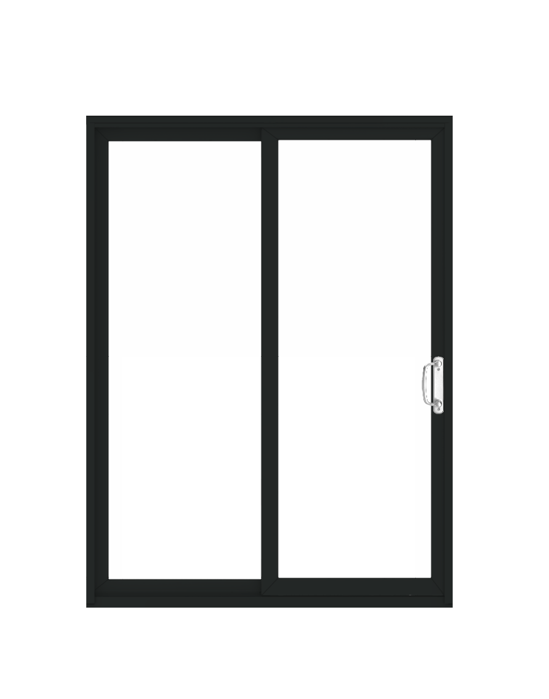 ANDERSEN PS510 200 Series Permashield 70-1/2" X 79-1/2" Sliding/Gliding Dual Pane Or Triple Pane Low-E Tempered Argon Fill Stainless Glass 2 Panel Patio Door Grilles/Screen Options