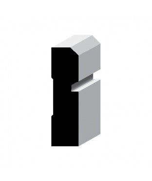 BG212 (Similar To MCC212) 16' Primed Pine Groove Casing Molding