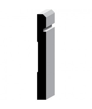 MCB512 (Similar To BG512) 16' Primed Groove Base Molding