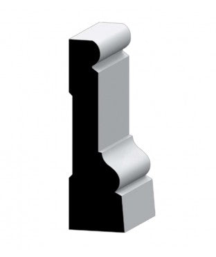 DC97 (Similar To WM97) 16' Primed Pine Or Primed MDF Casing Molding