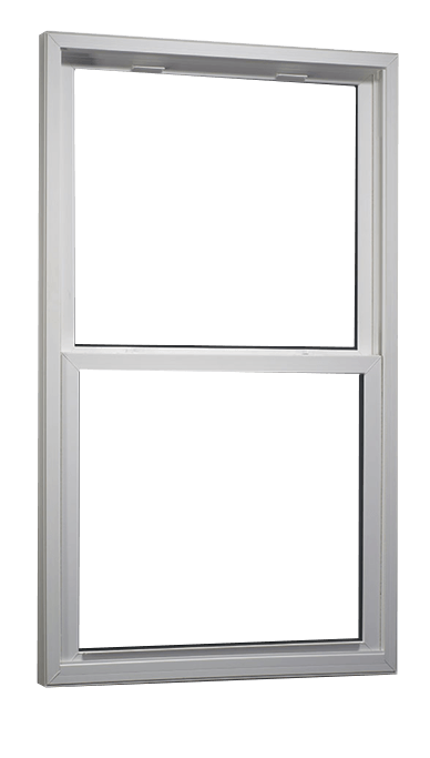 MI WINDOWS 1556 Double Hung 24 Wide New Construction Vinyl White Or Almond Low-E Argon Full Screen Optional