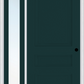 MMI 3 Panel 3'0" X 6'8" Fiberglass Smooth Exterior Prehung Door With 1 Full Lite Clear Or Privacy/Textured Glass Sidelight 31