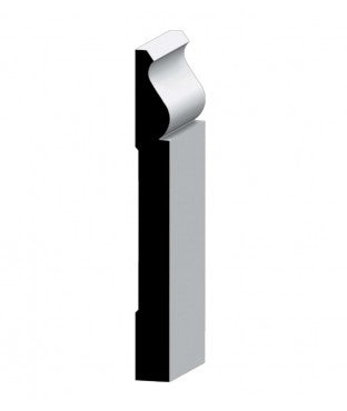 L163E (Similar To BB514) 16' Primed Pine (8-Value Pack) Or 12' Primed MDF (5-Value Pack) Base Molding