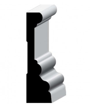 RB3 16' Primed MDF Casing Molding