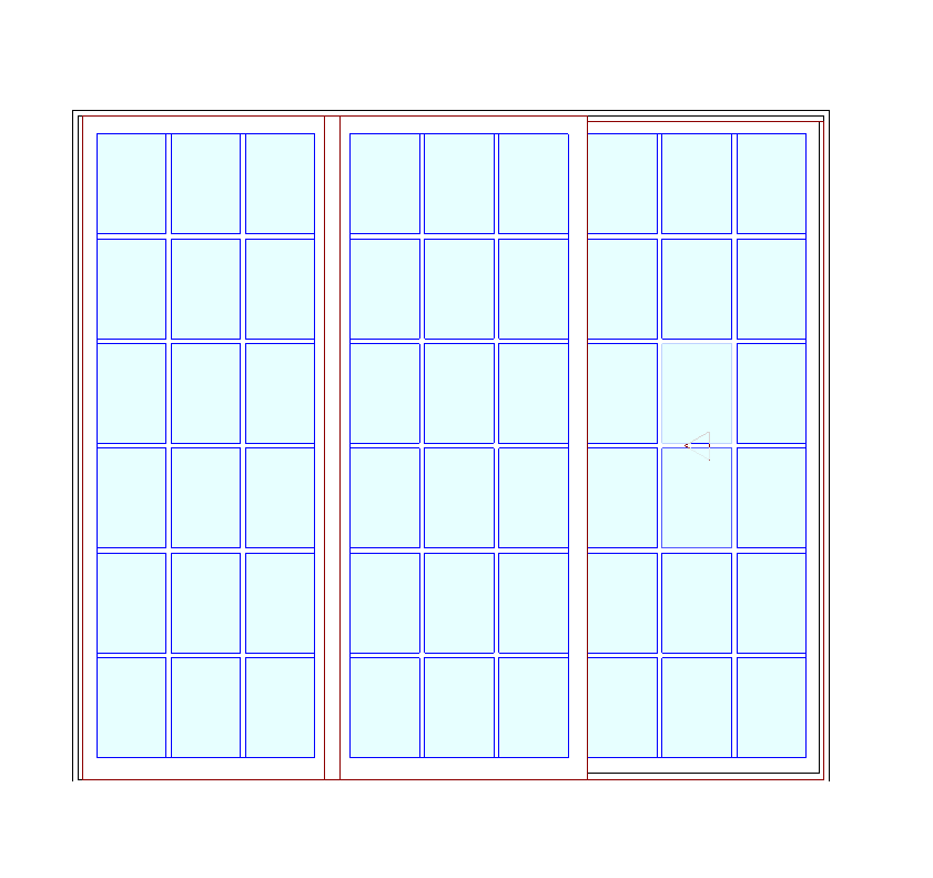 MARVIN Essential 9'0" X 8'0" Frame Size 107½" X 95½" Ultrex Fiberglass Interior And Exterior Sliding/Gliding Clear Tempered Low-E2 With Argon Glass 3 Panel Patio Door Grilles/Screen Options CN 9080