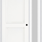 MMI TRUE 2 PANEL 3'0" X 6'8" FIBERGLASS SMOOTH EXTERIOR PREHUNG DOOR WITH 1 FULL LITE CLEAR OR PRIVACY/TEXTURED GLASS SIDELIGHT 20