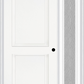 MMI TRUE 2 PANEL 3'0" X 6'8" FIBERGLASS SMOOTH EXTERIOR PREHUNG DOOR WITH 1 FULL LITE CLEAR OR PRIVACY/TEXTURED GLASS SIDELIGHT 20