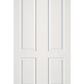 JELDWEN Twin/Double Molded Caiman 6'8 X 1-3/8 Cove And Bead Sticking 2 Panel Arch Top Smooth Surface Hollow/Solid Interior Prehung Door
