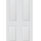 JELDWEN Twin/Double Molded Carrara 6'8 X 1-3/8 Cove And Bead Sticking 2 Panel Smooth Surface Hollow/Solid Interior Prehung Door