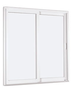 MI V3000 Series 8'0" X 6'8" Vinyl Sliding/Gliding Clear Tempered Dual Pane Low-E Argon Glass 2 Panel Setup Patio Door 1615 Grilles/Screen Optional